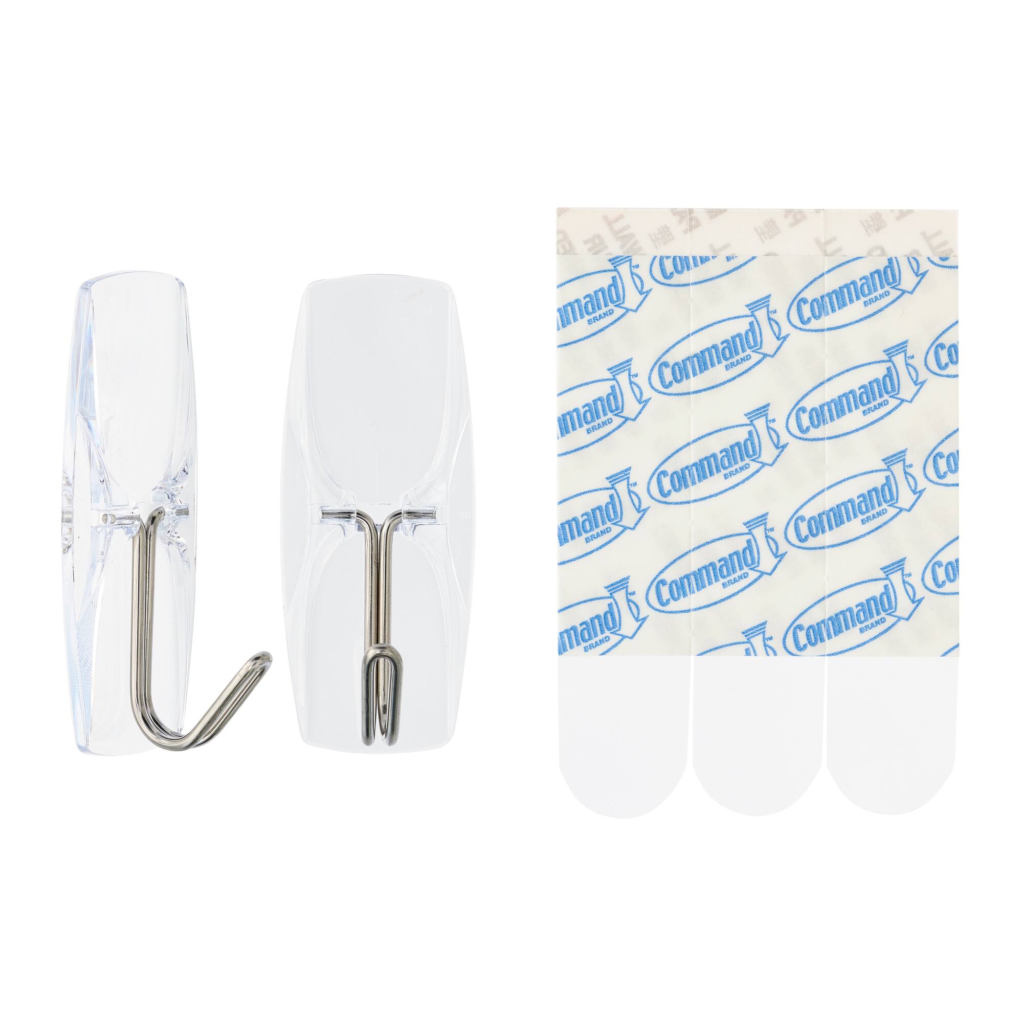 Command™ Clear Medium Wire Hooks